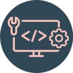 Software Icon slate&peach