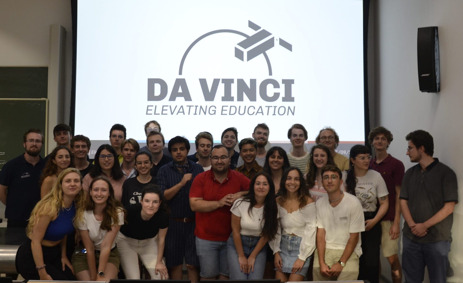 Some of the Da Vinci Satellite Team at the kickoff meeting in September 2023
