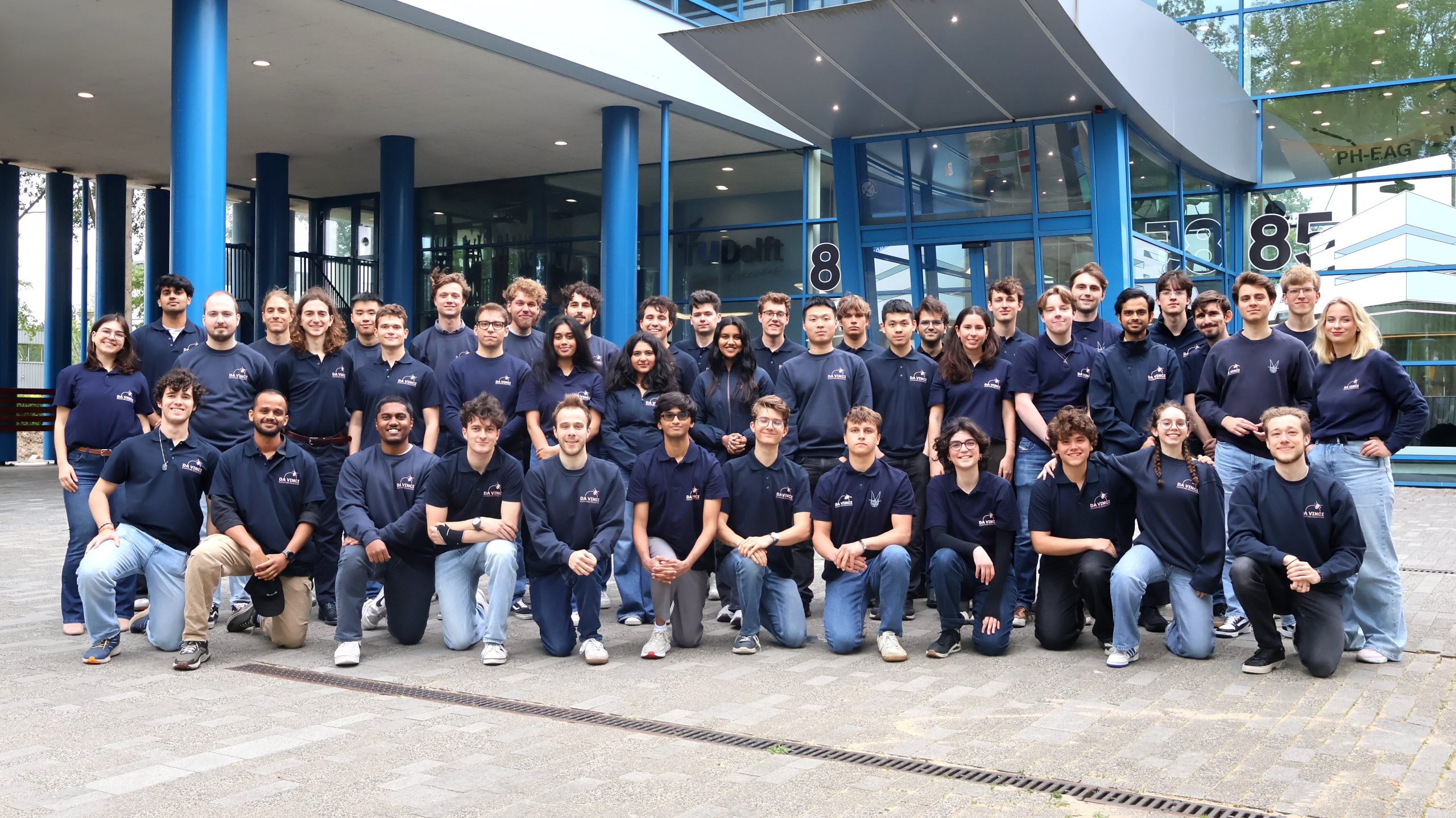 Some of the Da Vinci Satellite Team at the kickoff meeting in September 2023